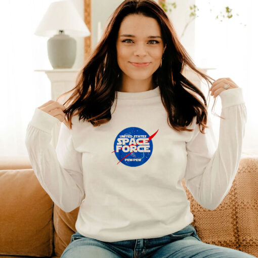 Funny United States Space Force Pew Pew Long Sleeve