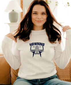 Hawkins Power And Light Stranger Things Long Sleeve