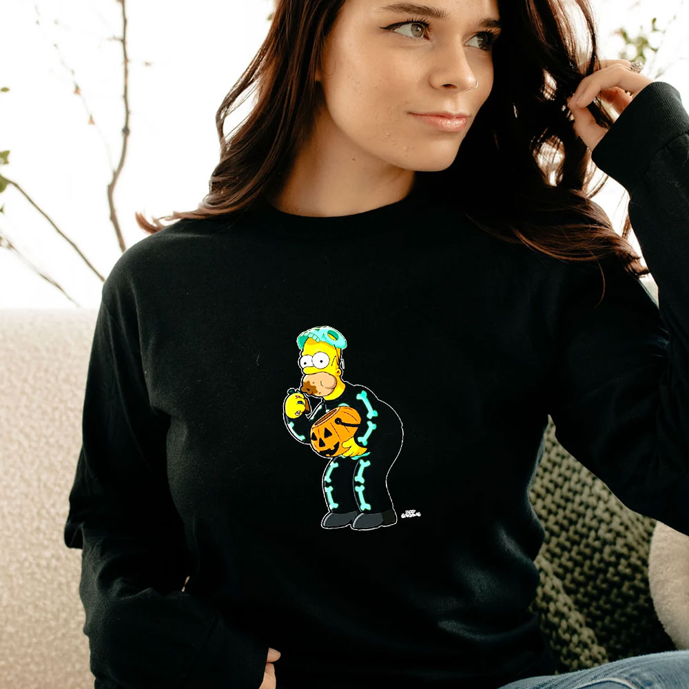 Homer Simpson Simpsons Halloween Long Sleeve