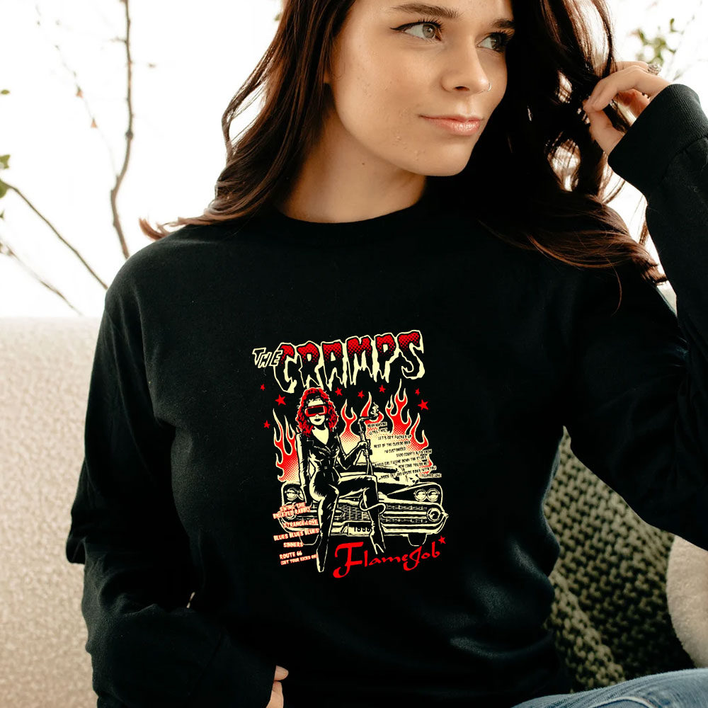 Hot The Cramps Band Long Sleeve