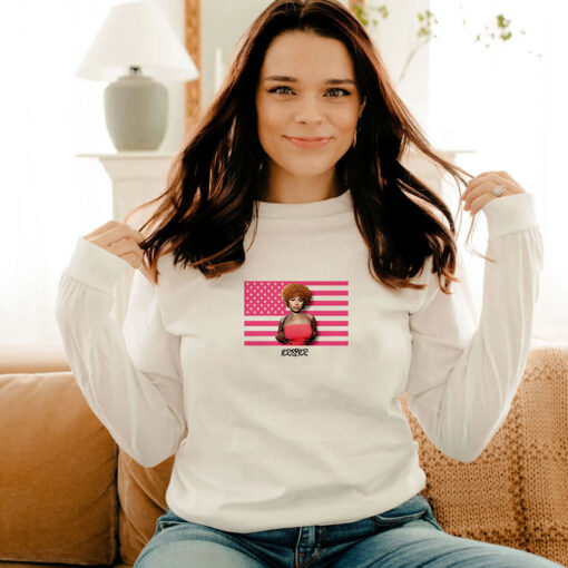 Ice Spice Pink American Flag Long Sleeve