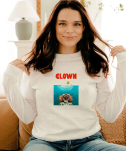 Jaws Funny Parody Clown Halloween Horror Long Sleeve