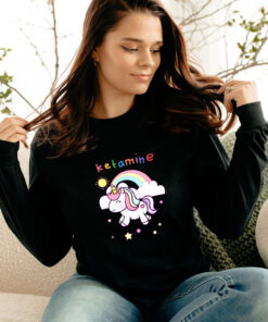 Ketamine Unicorn Horse Funny Long Sleeve