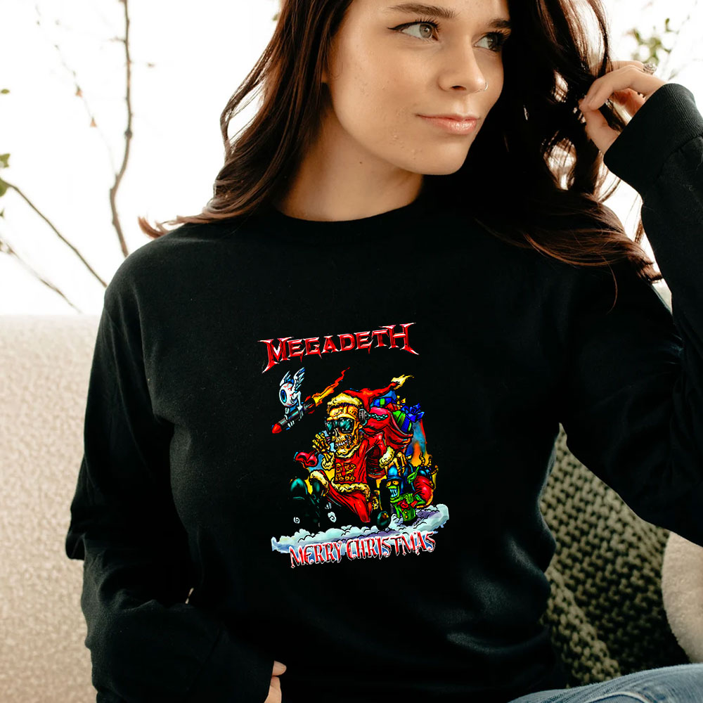 Megadeth Christmas Vintage Long Sleeve