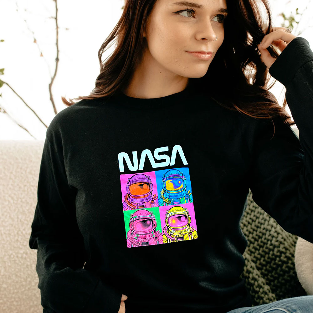 NASA Astronauts Colorful Long Sleeve