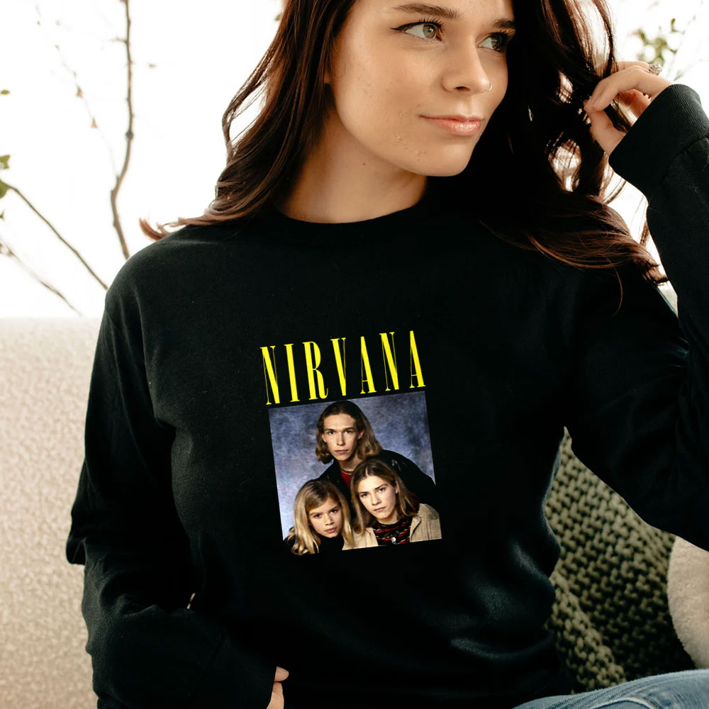 Nirvana Hanson Logo Vintage Long Sleeve