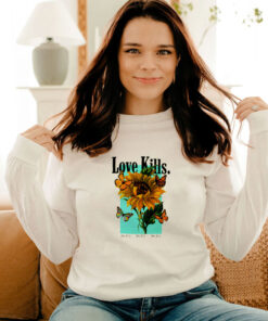 Novelty Love Kills Graphic Long Sleeve