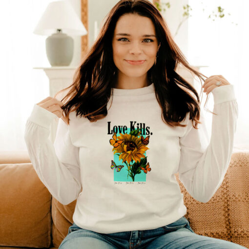 Novelty Love Kills Graphic Long Sleeve