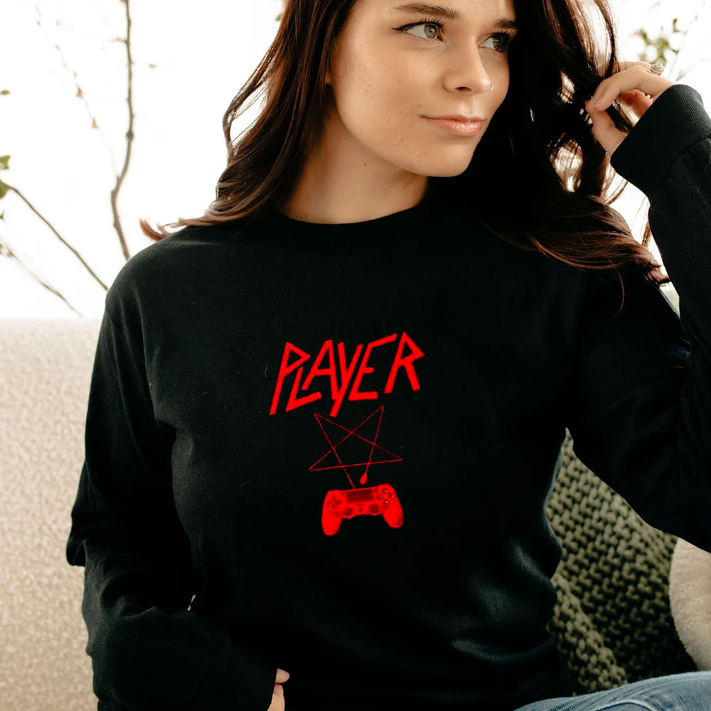 Player Gaming Slayer Parody Long Sleeve