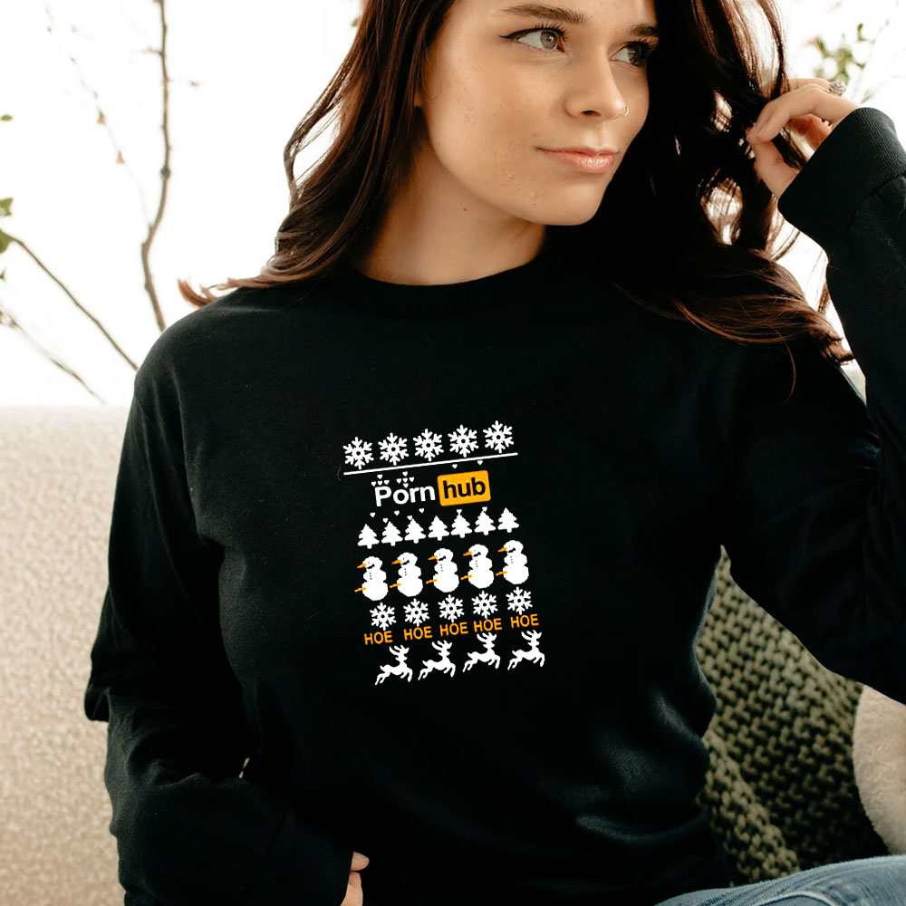 Porn Hub Ugly Christmas Long Sleeve