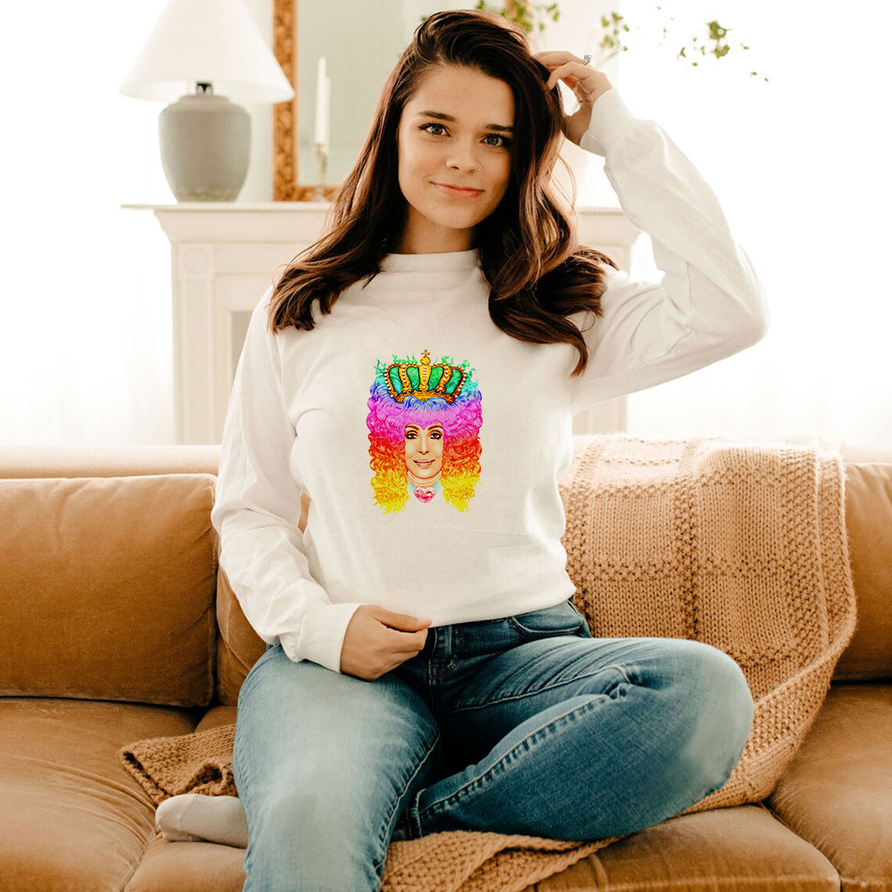 Rainbow Hair Cherilyn Sarkisian Long Sleeve