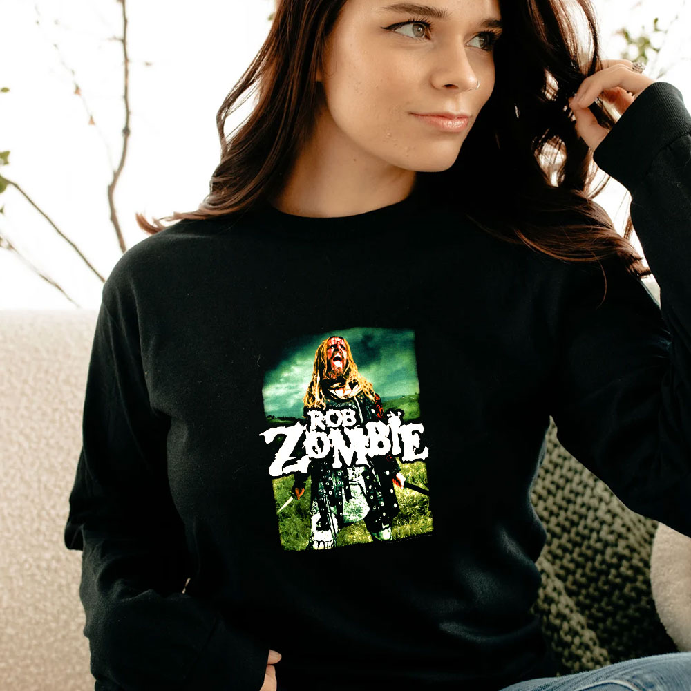 Rob Zombie Warrior Vintage Long Sleeve