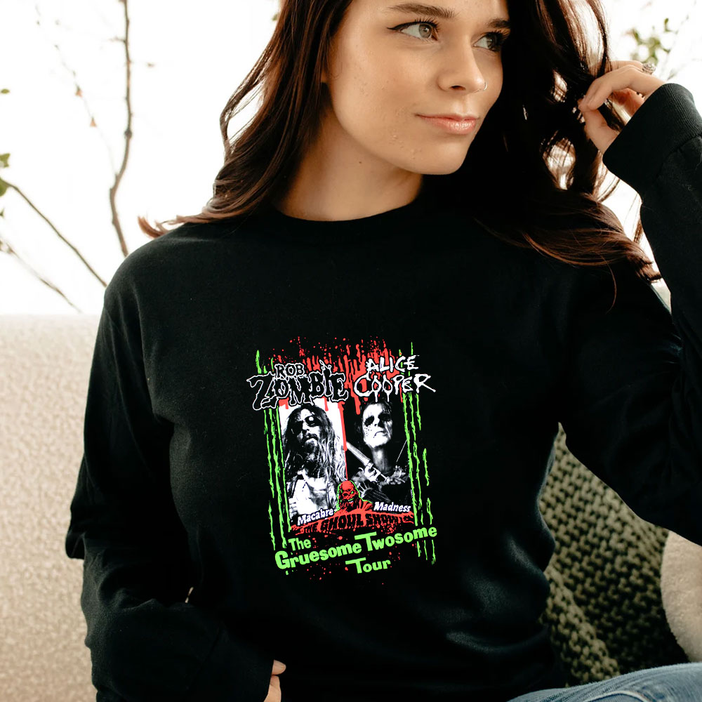 Rob Zombie x Alice Cooper Gruesome Twosome Long Sleeve