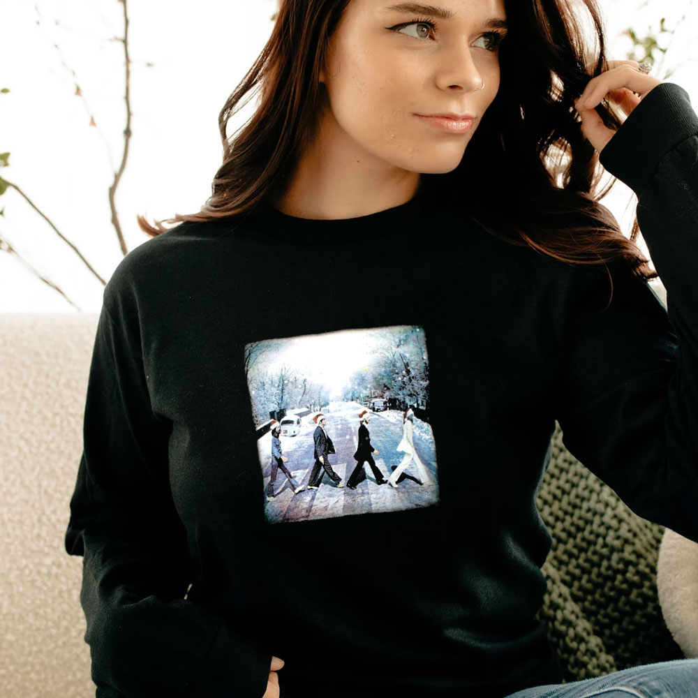 The Beatles Abbey Christmas Long Sleeve