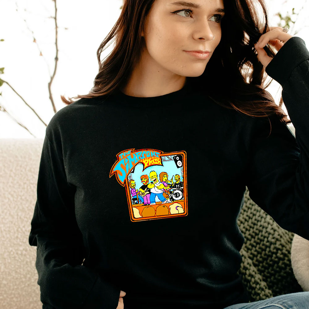 The Simpsons Featuring Phish Springfield Tour Long Sleeve