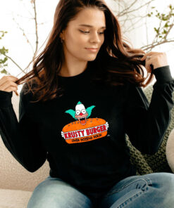 The Simpsons Krusty Burger Logo Long Sleeve