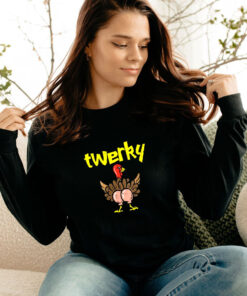 Twerky Turkey Butt Funny Long Sleeve