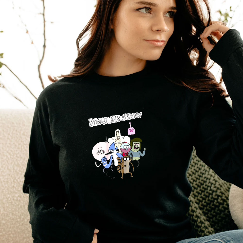 Vintage Cartoon Network Regular Show Long Sleeve