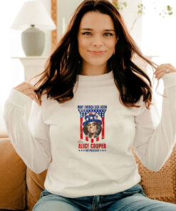 Alice Cooper For President 2024 Make America Long Sleeve