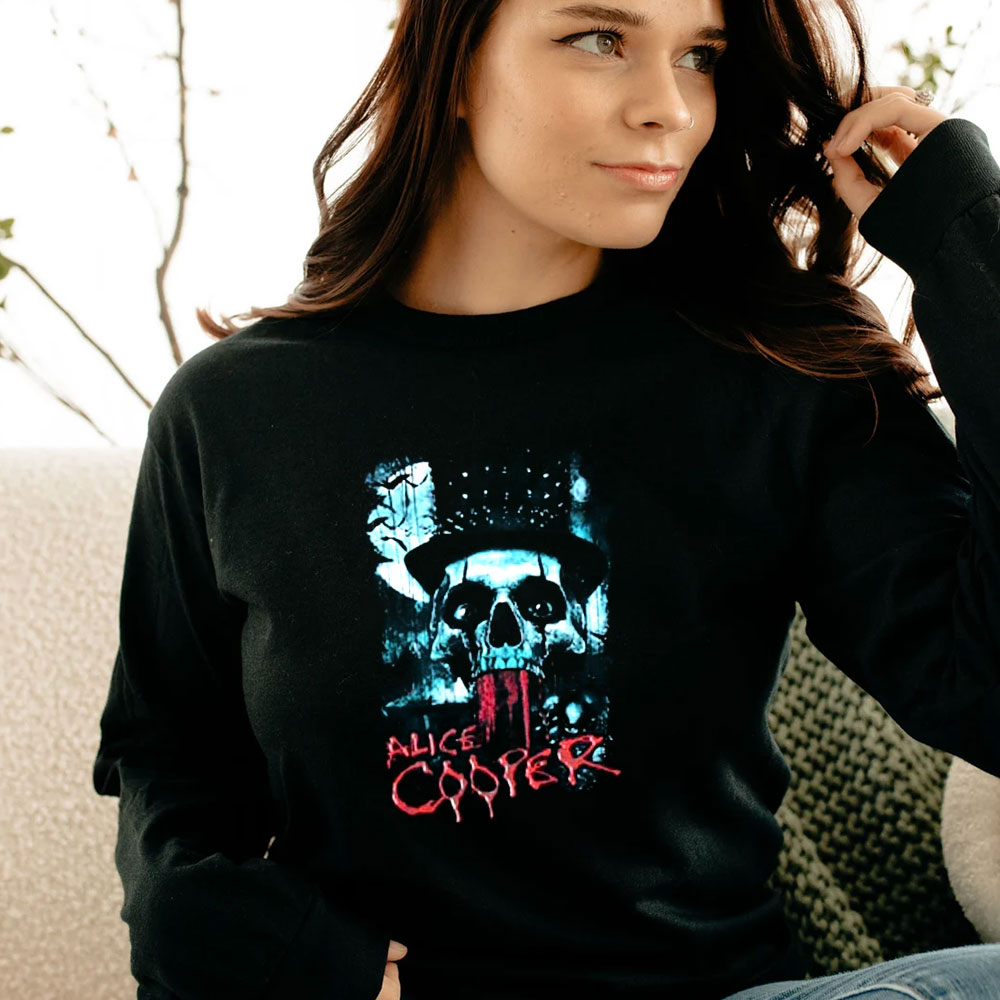 Alice Cooper Spend The Night Vintage Long Sleeve