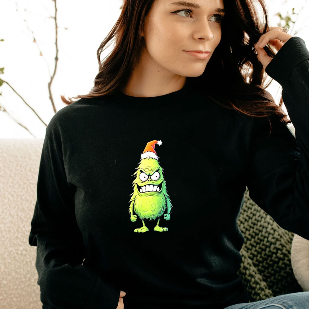 Angry Christmas Monster Long Sleeve