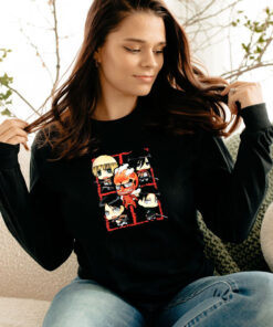 Attack On Titan Chibi Characters Long Sleeve