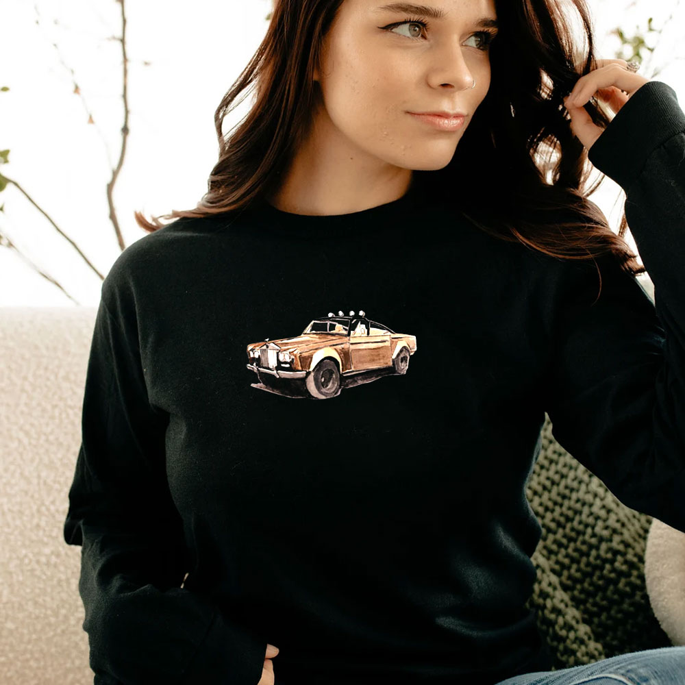 Bad Bunny Rolls Royce Graphic Long Sleeve