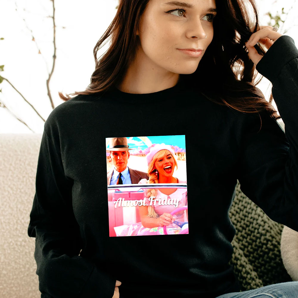 Barbenheimer Barbie Almost Friday Long Sleeve