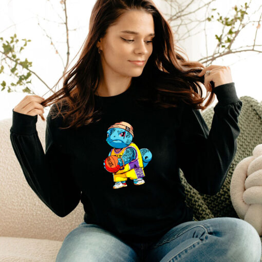 Basketball Squirtle Pokemon Long Sleeve