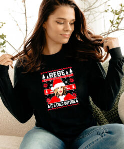 Bebe It’s Cold Outside Ugly Christmas Long Sleeve