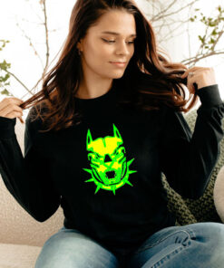 Billy Ray Dog Lime Green Face Long Sleeve