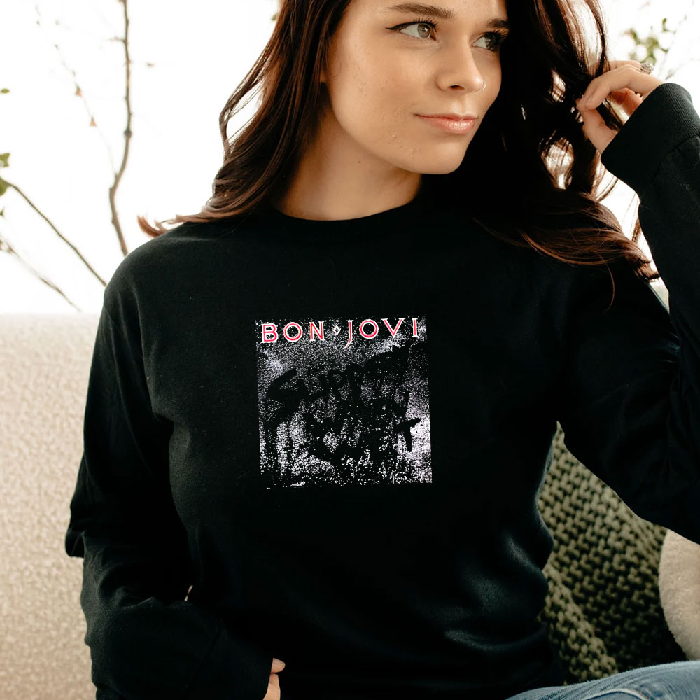 Bon Jovi Slippery When Wet Album Long Sleeve