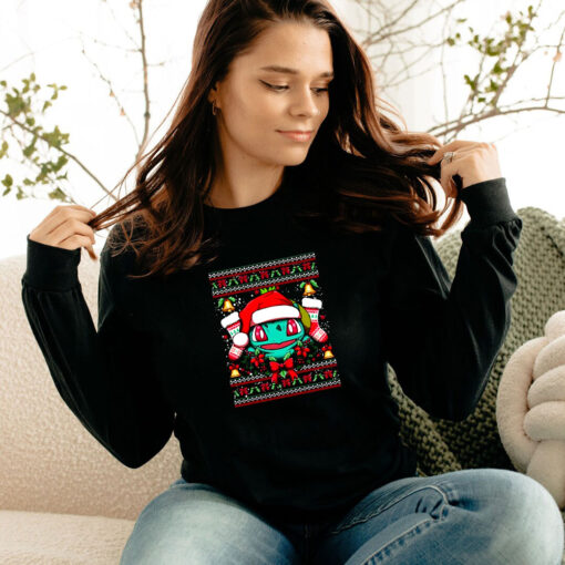 Bulbasaur Christmas Ugly Christmas Long Sleeve