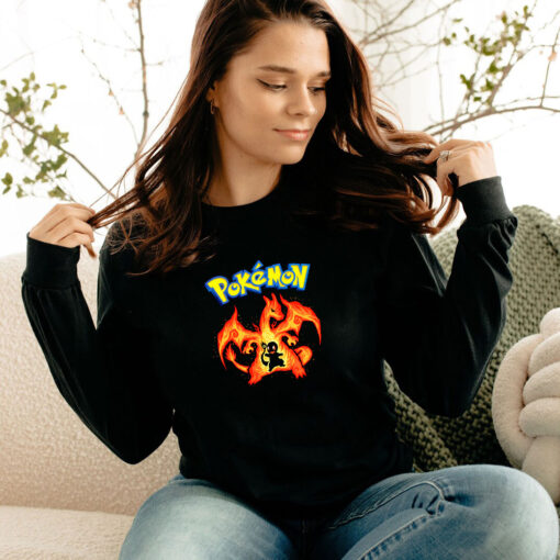 Charmander Evolution Pokemon Long Sleeve