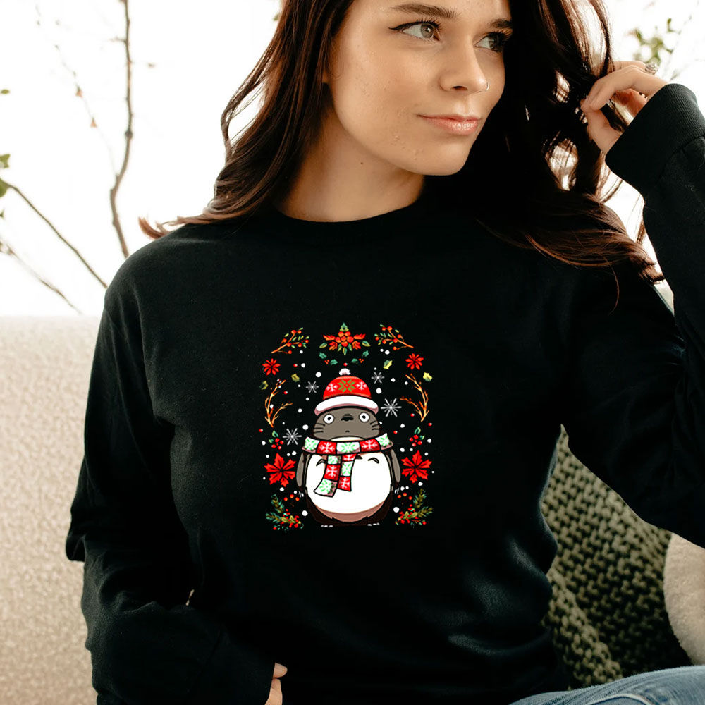 Christmas Neighbor Totoro Long Sleeve