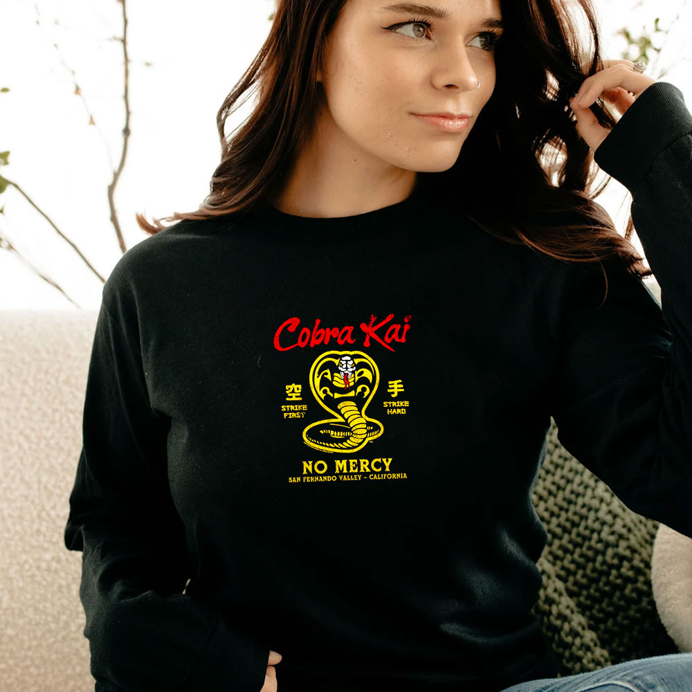 Cobra Kai No Mercy San Fernando Valley California Long Sleeve