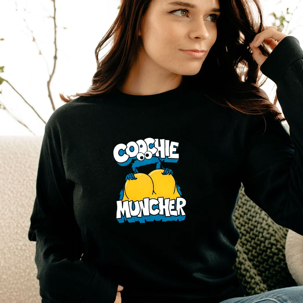 Cookie Monster Coochie Muncher Long Sleeve