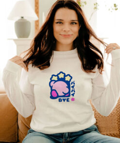 Cute Kirby Bye Funny Long Sleeve