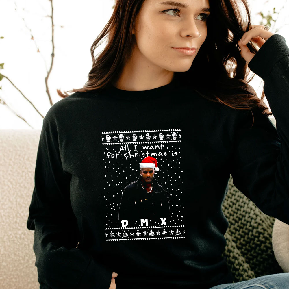 DMX Rapper Ugly Christmas Long Sleeve