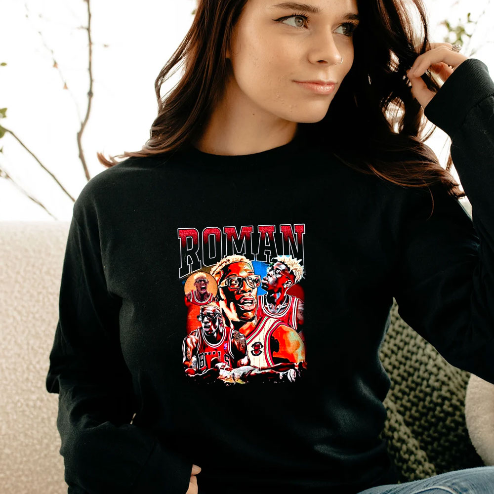 Dennis Rodman Retro Vintage Long Sleeve