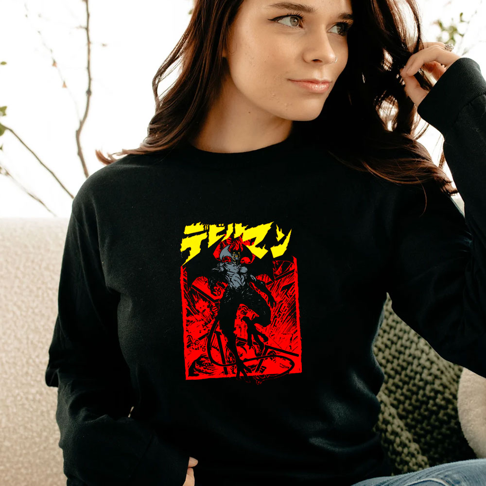 Devilman Crybaby Japanese Classic Anime Long Sleeve