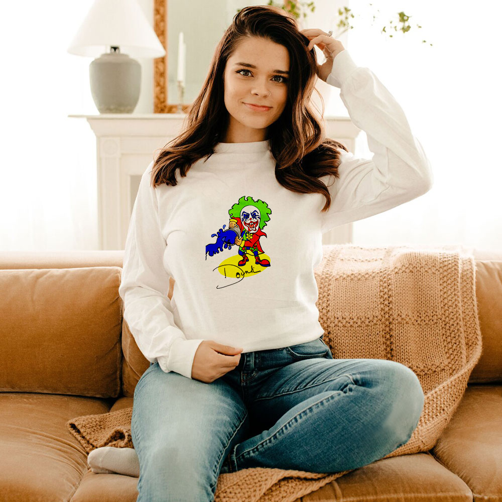 Doink The Clown Drawing Long Sleeve