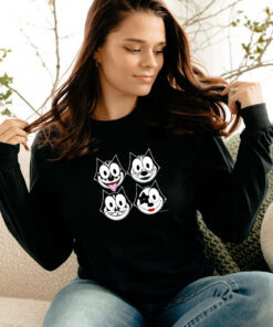 Felix The Cat Kiss Parody Long Sleeve