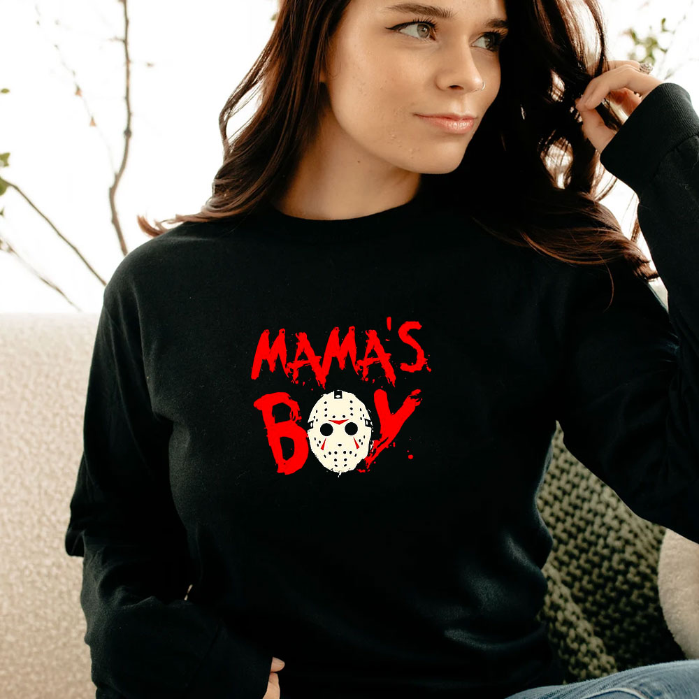 Friday The 13th Jason Voorhees Mama’s Boy Long Sleeve