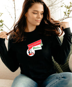 Funny Merry Christmas Bitches Inappropriate Adult Long Sleeve