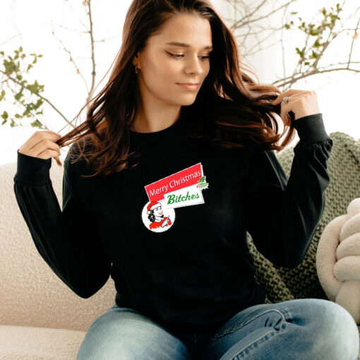 Funny Merry Christmas Bitches Inappropriate Adult Long Sleeve