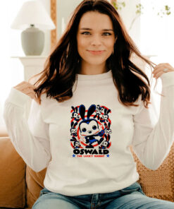 Funny Oswald the Lucky Rabbit Graphic Long Sleeve