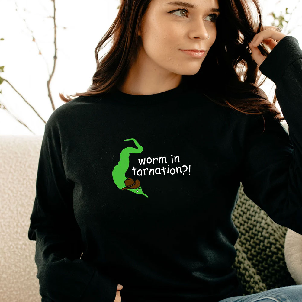 Funny Squiggle Worms Tarnation Long Sleeve