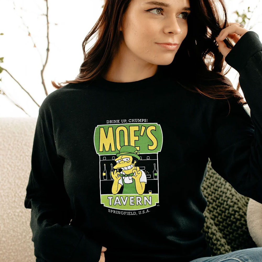 Funny The Simpsons Moe’s Tavern Springfield Long Sleeve