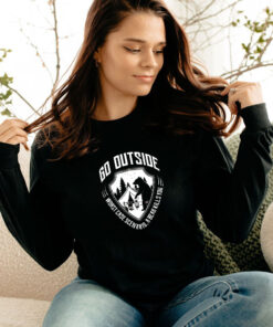 Go Outside Worst Case Scenario A Bear Long Sleeve